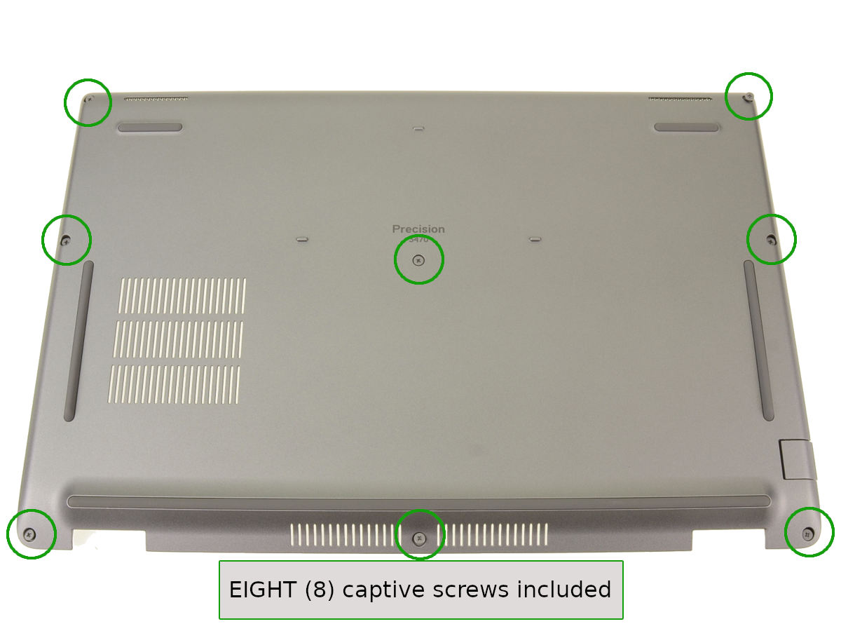 New Dell OEM Precision 3470 Laptop Bottom Base D5FC7