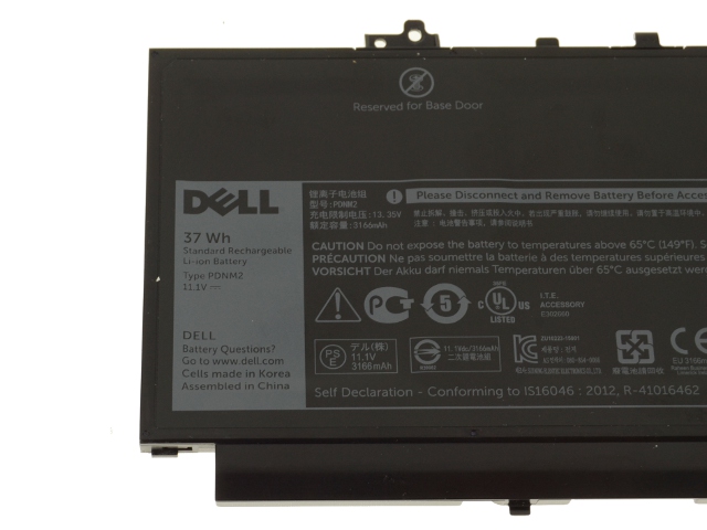 New Dell OEM Latitude E7470 E7270 3 Cell 37Wh Battery PDNM2