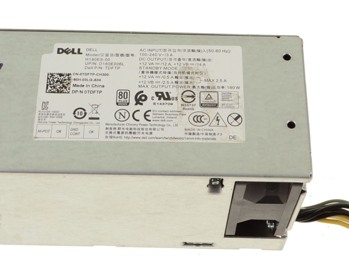 Dell Oem Optiplex Sff Desktop Power Supply Tdftp