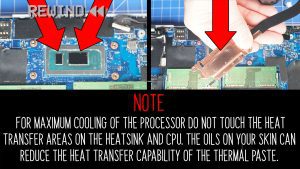 BEFORE REPLACING HEATSINK: Wipe away any old thermal paste from the CPU and heatsink.