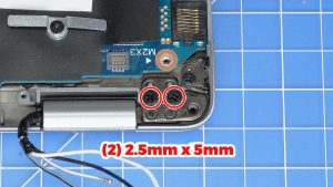 Unscrew and remove the LCD Display Assembly (4 x M2.5 x 5mm).