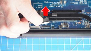 Unscrew and remove the LCD cable bracket (2 x 2mm x 2.5mm).