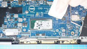 BEFORE REPLACING HEATSINK: Wipe away any old thermal paste from the CPU and heatsink.