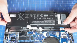 Unscrew and remove the Battery (4 x captive screws).