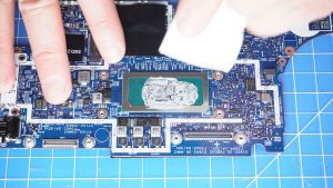 BEFORE REPLACING HEATSINK: Wipe away any old thermal paste from the CPU and heatsink.