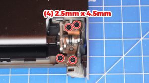 Unscrew and separate the LCD Display Assembly from the palmrest (8 x 