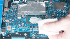 BEFORE REPLACING HEATSINK: Wipe away any old thermal paste from the CPU and heatsink.