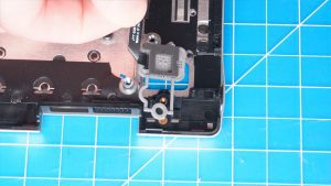 Unscrew and remove the Power Button (1 x 