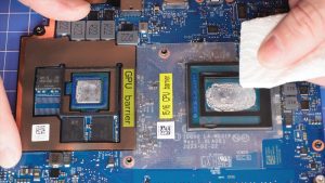 BEFORE REPLACING HEATSINK: Wipe away any old thermal paste from the CPU and heatsink.