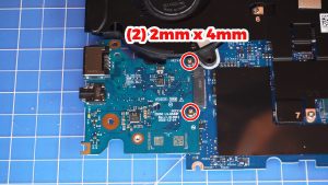 Unscrew and slide out the Ethernet Audio Board (2 x 