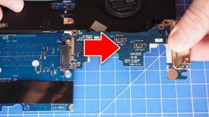 Unscrew and slide out the USB Circuit Board (2 x 