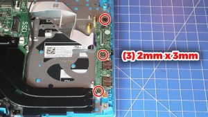 Unscrew and remove the I/O Circuit Board (2 x 