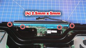 Unscrew the LCD Display Assembly (4 x M2.5 x 5mm).