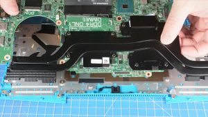 Unscrew and remove the Motherboard (1 x 