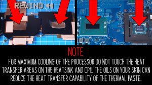 BEFORE REPLACING HEATSINK: Wipe away any old thermal paste from the CPU and heatsink.