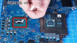 Apply a small amount of new thermal paste to the processors.