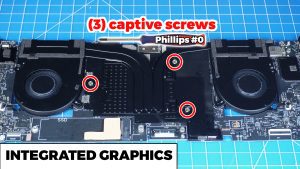 Unscrew and remove the Heatsink.