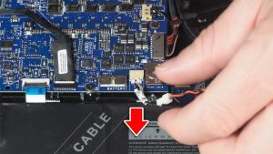 Disconnect and remove the CMOS battery.