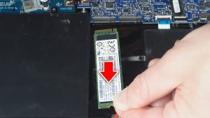 TO REMOVE THE 2280 M.2 NVME SSDs: Unscrew and remove the thermal brackets (2 x 