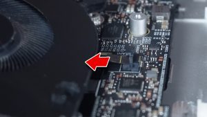 Unscrew the GPU Cooling Fan (3 X 2mm x 4.5mm).