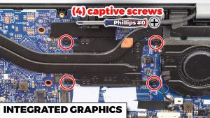 Unscrew and remove the Heatsink. Follow the numbered sequence as shown.