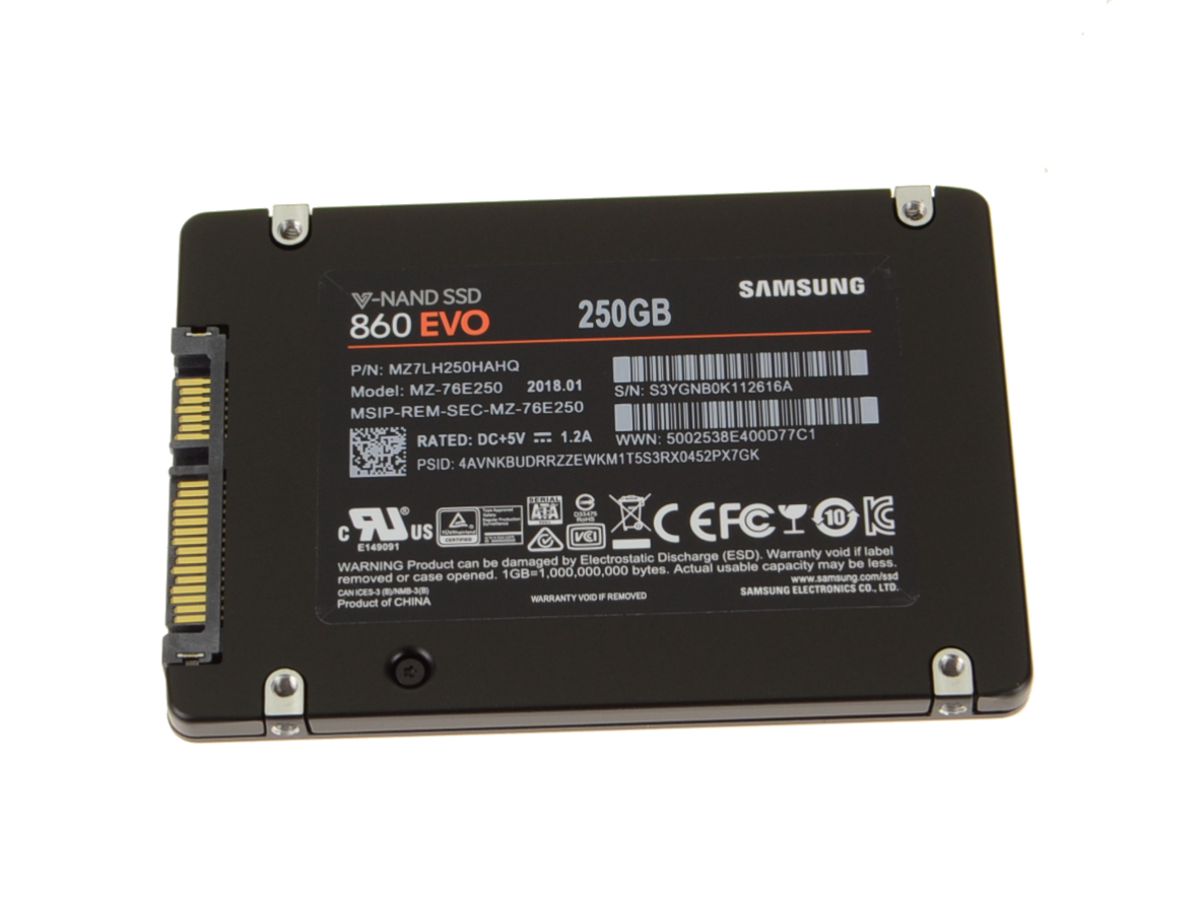 New Samsung SSD EVO 250GB SATA III Hard Drive MZ-76E250